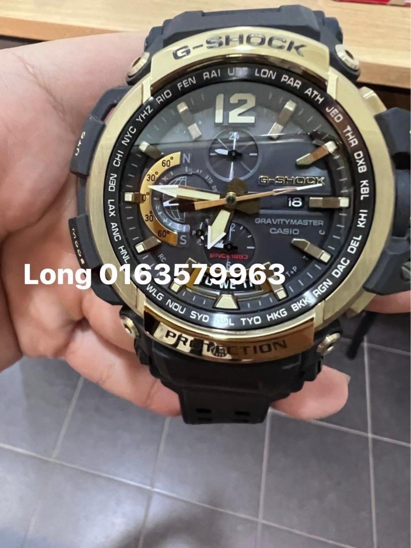 G shock gpw 2000tfb gold tornado 35th anniversary Men s Fashion