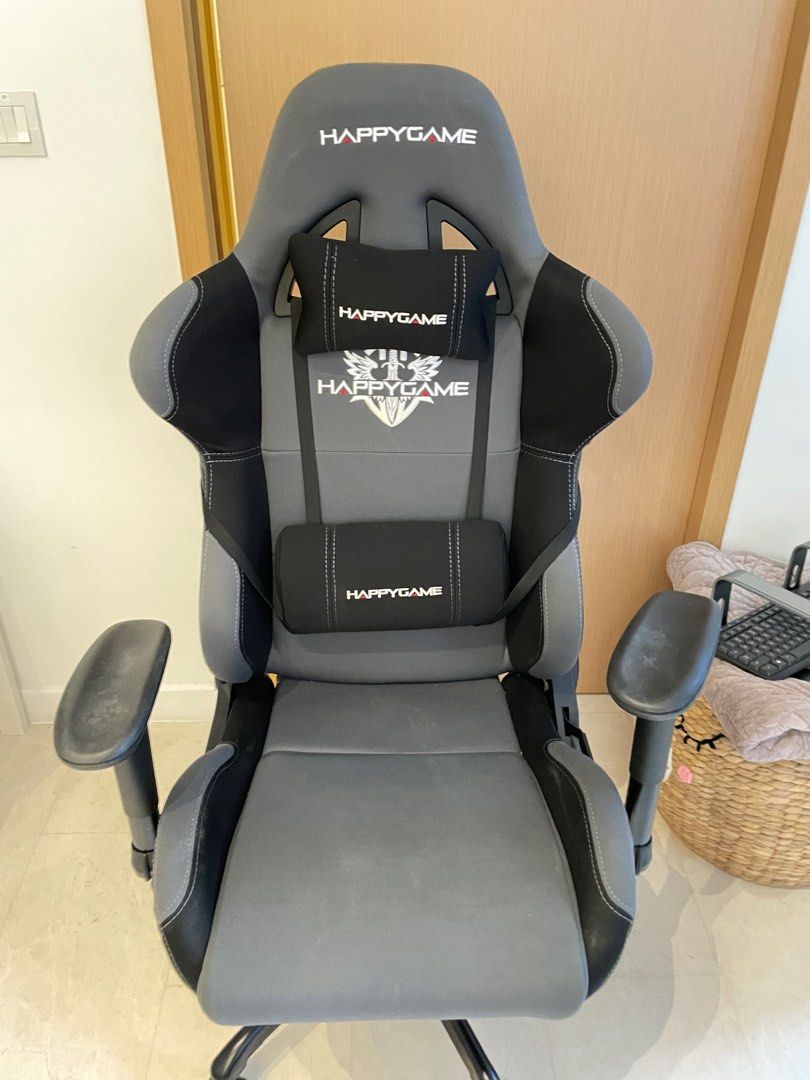 Gaming chair happy game Furniture Home Living Furniture