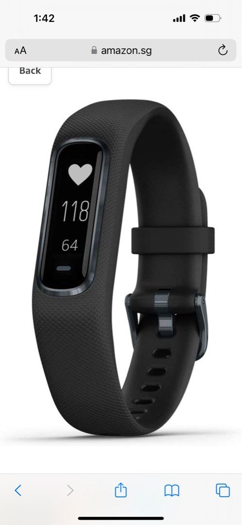 Garmin Vivosmart 4 Activity and Fitness Tracker w Pulse Ox and