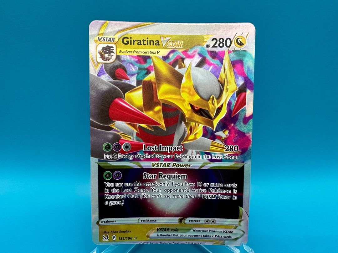  Pokemon - Giratina Vstar - 131/196 - Ultra Rare Card