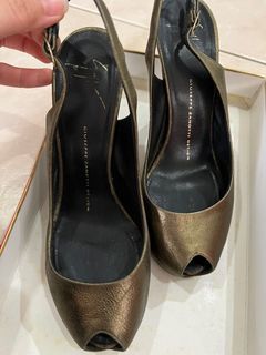 Giuseppe Zanotti Peep Toe Stilettos Size 38