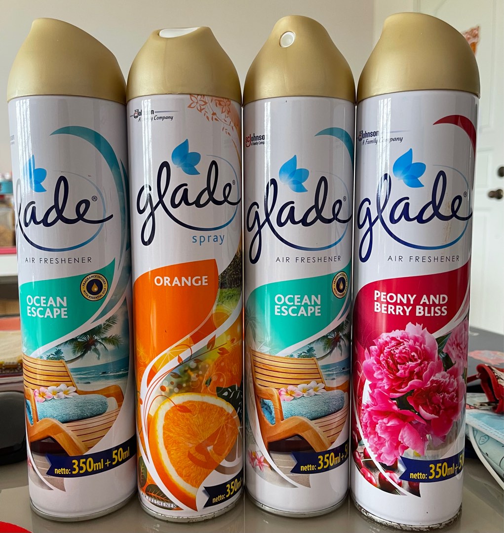Glade air freshener 400ml (4 bottle 5), Furniture & Home Living, Home