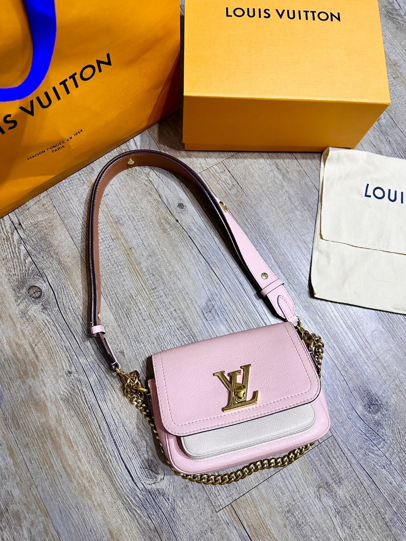 Louis Vuitton Neutrals Lockme Tender Chain PM