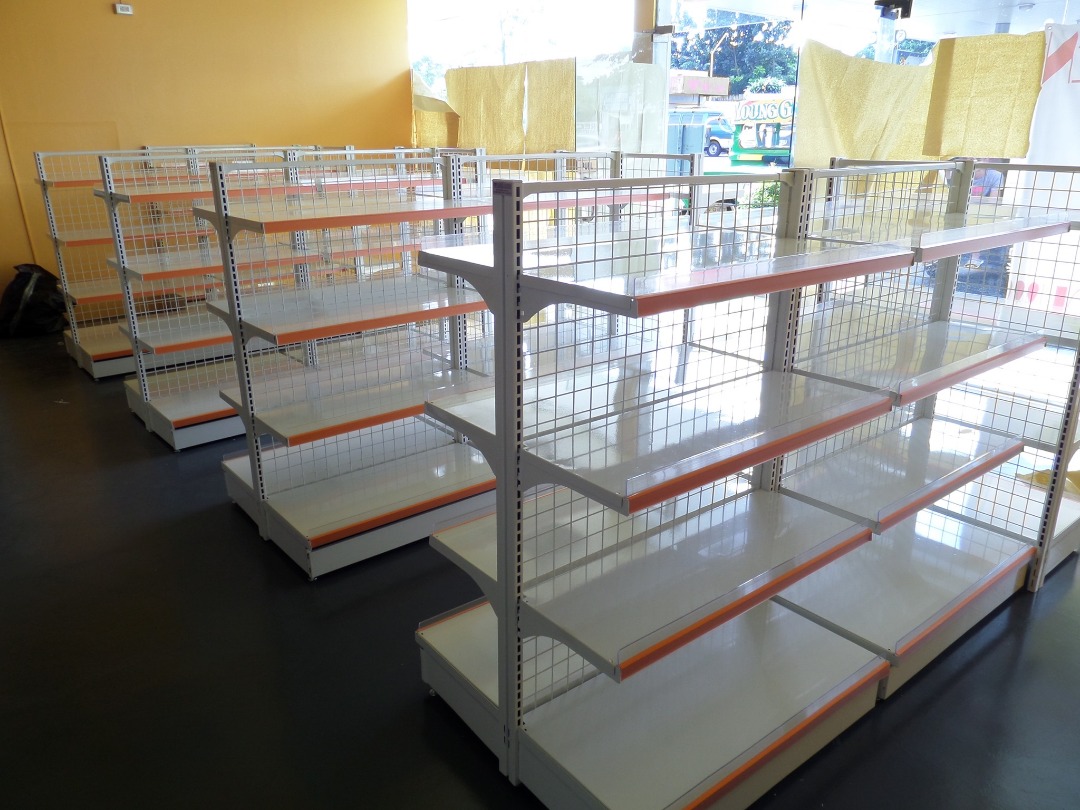 Grocery Gondola Racks Adjustable layers, Furniture & Home Living ...