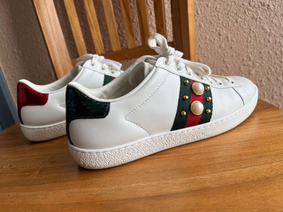 Gucci Ace Pearl Sneakers size 35