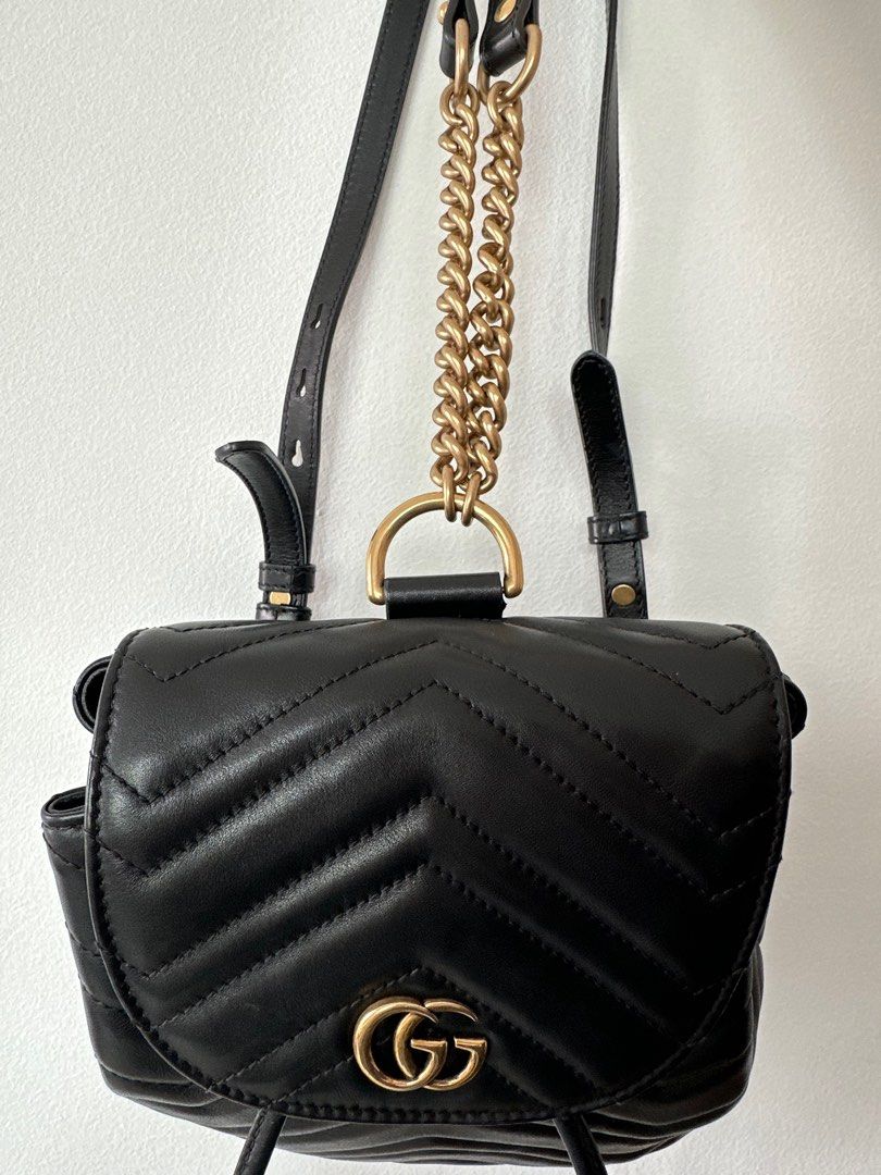 Gg marmont 2.0 clearance matelassé leather mini backpack
