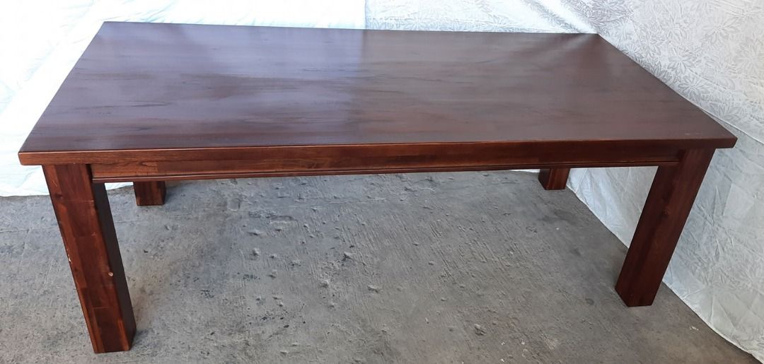 Heavy Wooden Dining Table, Furniture & Home Living, Furniture, Tables