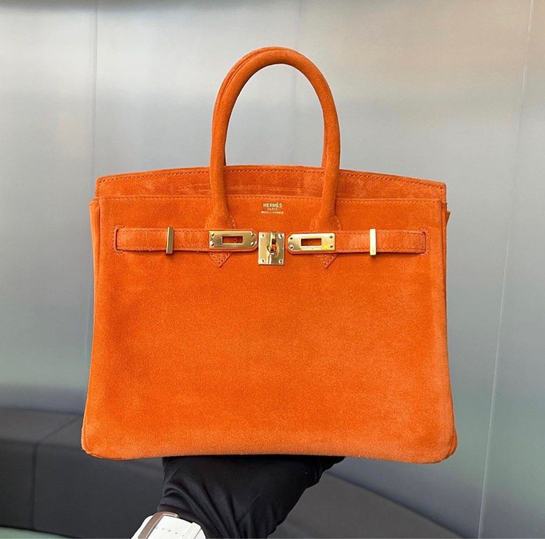 Hermes birkin 25 hotsell orange