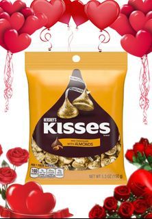 Hershey's Kisses Milk Chocolate with Almonds