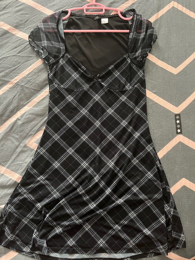 H M Mesh Dress Women s Fashion Dresses Sets Dresses on Carousell