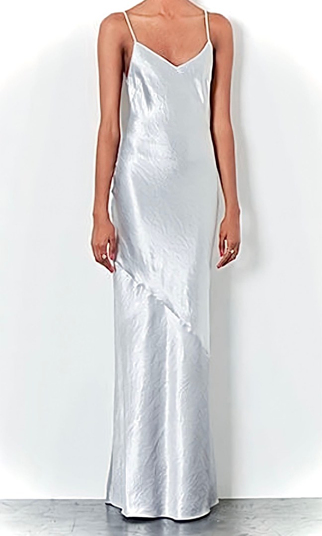 H&m silver metallic 2025 dress
