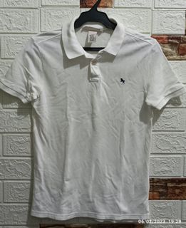 H&M OFF WHITE POLO SHIRT