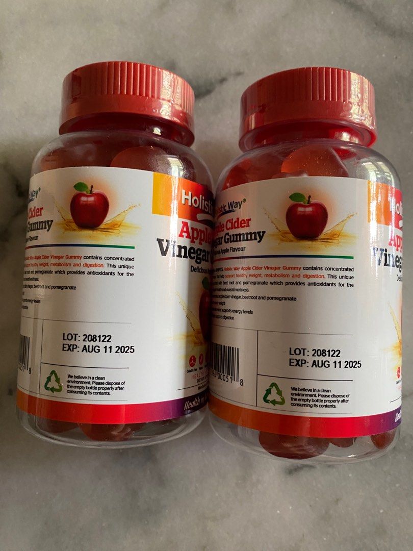 Holistic Way Apple Cider Vinegar Gummy, Health & Nutrition, Health