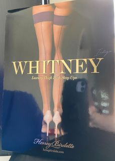 Honey Birdette Whitney Purple Stockings Small - Brand New Unworn