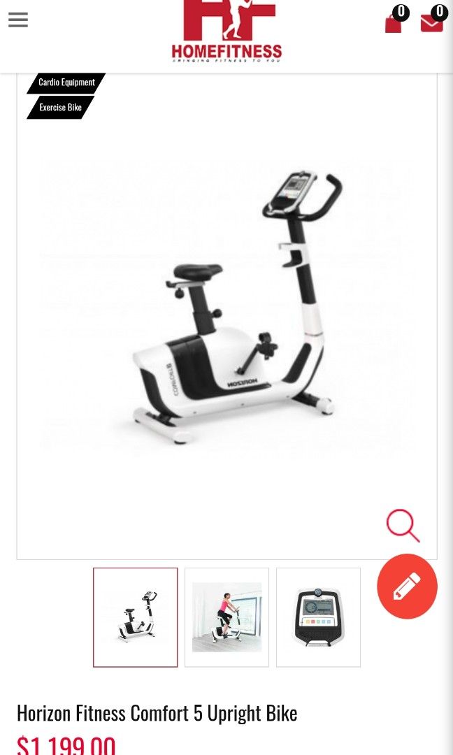 Horizon fitness bike outlet