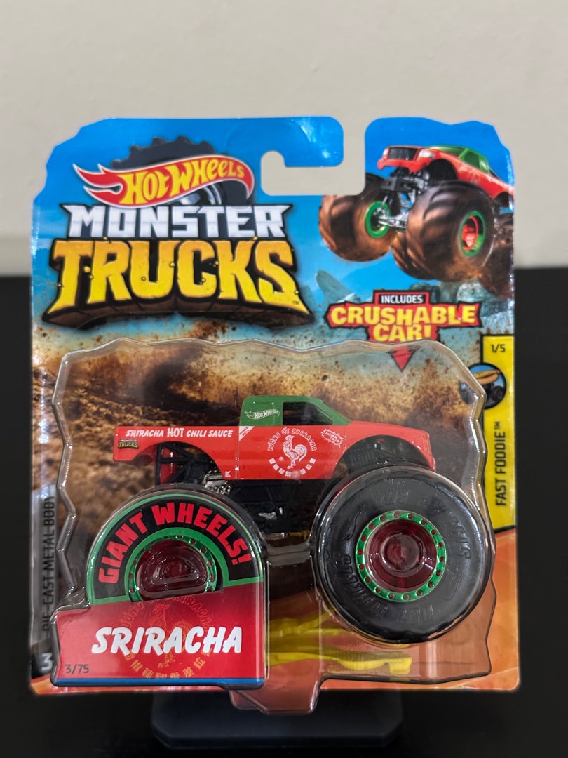 Sriracha monster truck top