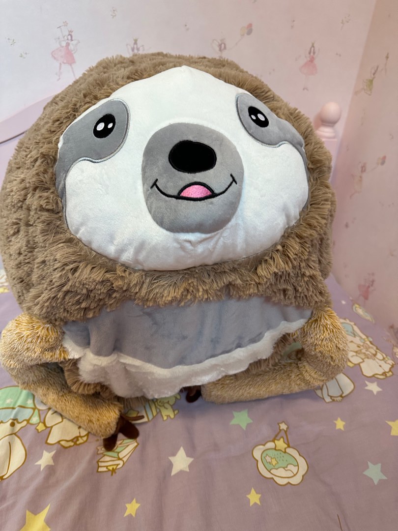 Huge Sloth Bouncy Ball Soft Toy