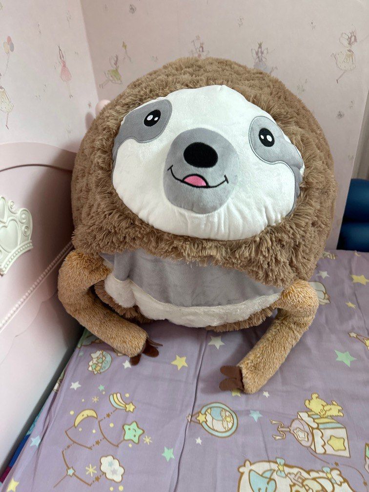 Huge Sloth Bouncy Ball Soft Toy