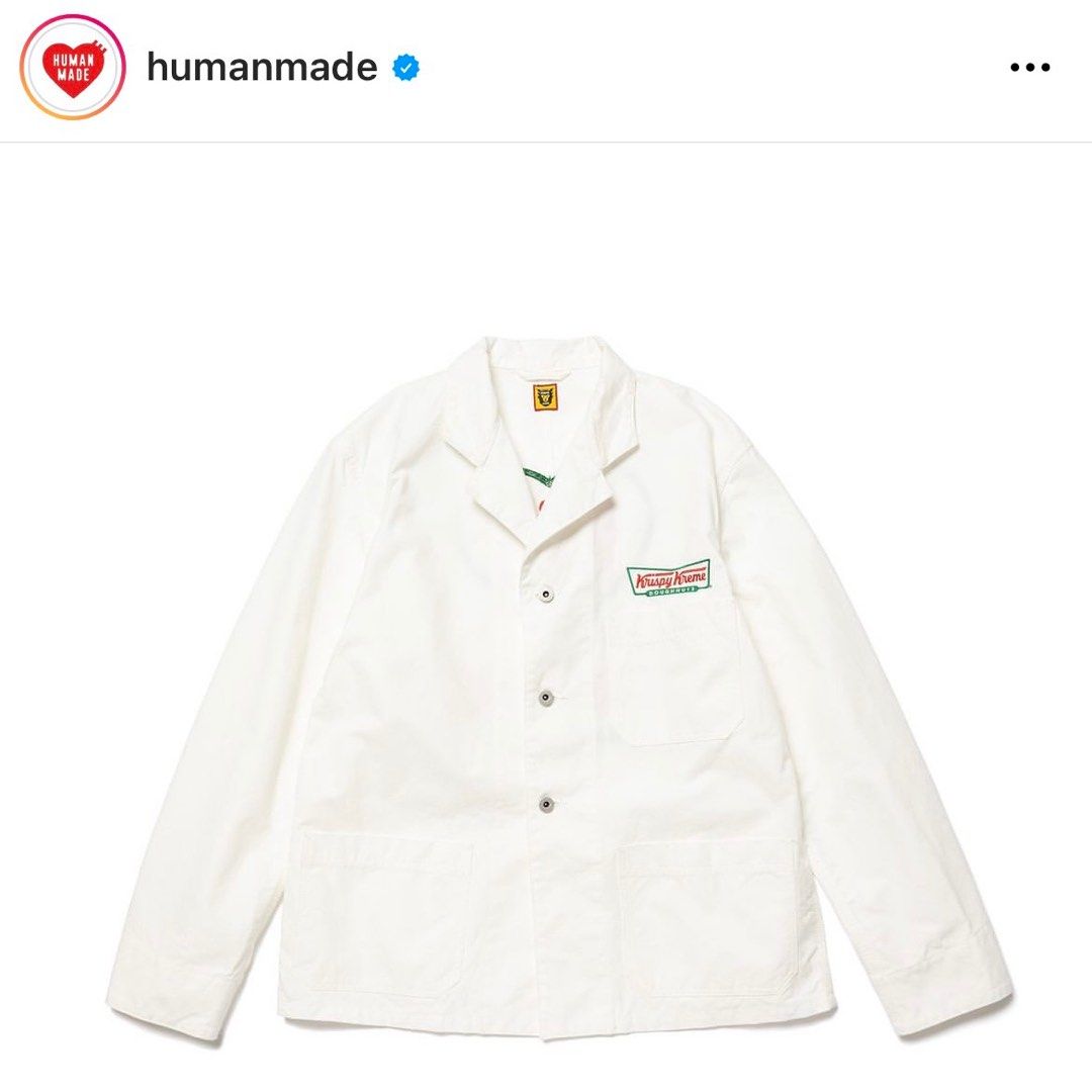 Humanmade Krispy Kreme factory jacket, 男裝, 外套及戶外衣服 Carousell
