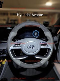 Hyundai customised steering wrap by Wheelskinz