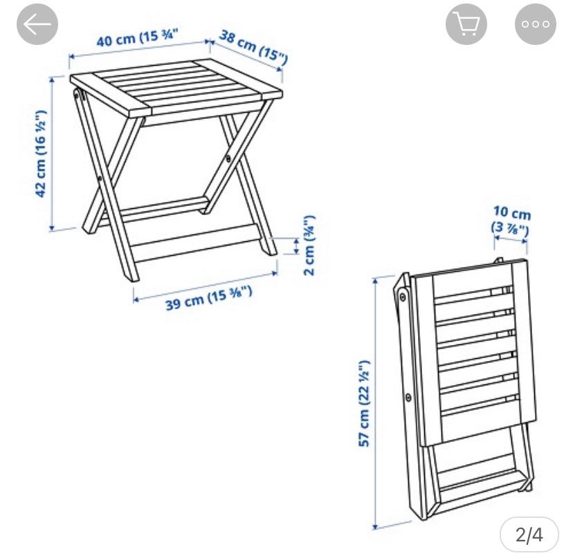 Ikea Applaro Side Table, Furniture & Home Living, Furniture, Tables
