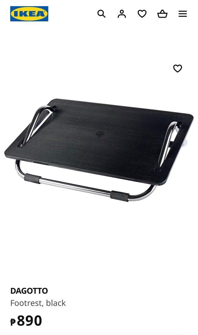 IKEA dagotto foot rest, Furniture & Home Living, Office Furniture