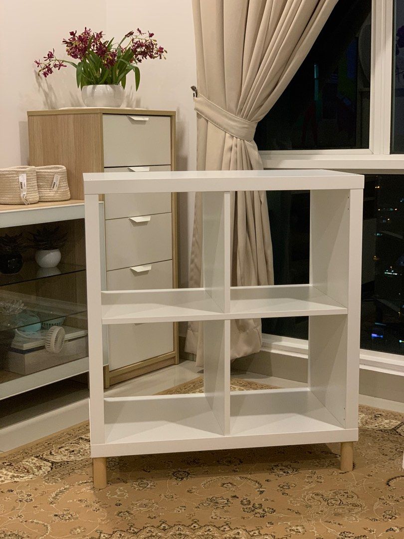 Ikea KALLAX with EKET Leg , Furniture & Home Living, Furniture, Shelves