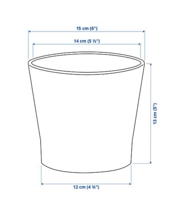 Ikea White Plant Pot, Furniture & Home Living, Gardening, Pots