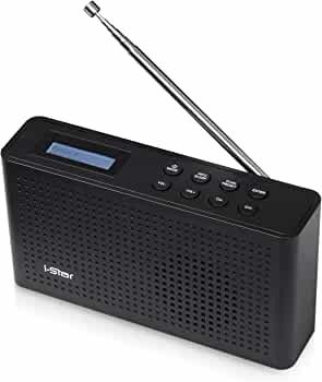 istar DAB/DAB Digital+ & FM Radio, Portable Mains and Battery Powered ...
