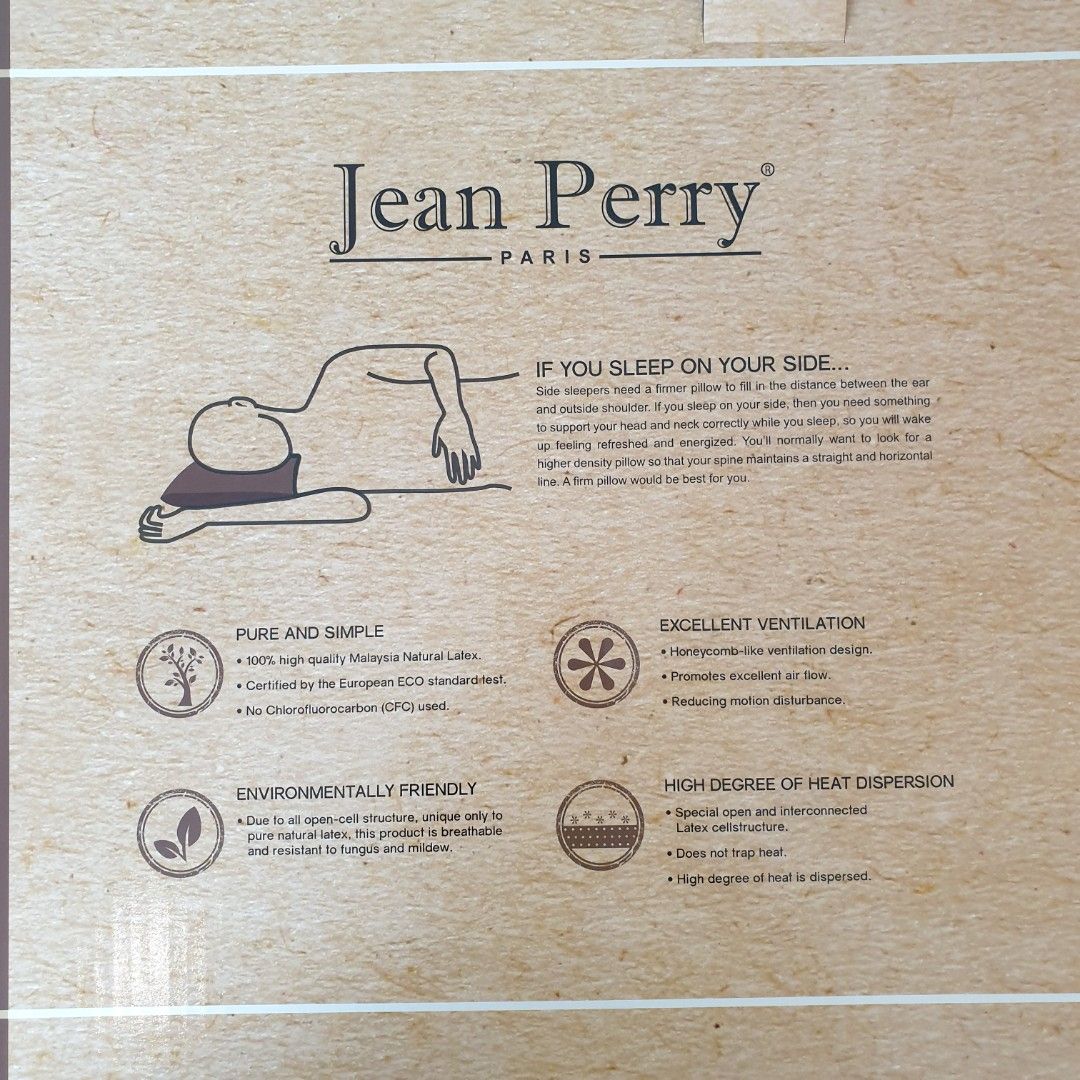Jean perry deals latex pillow