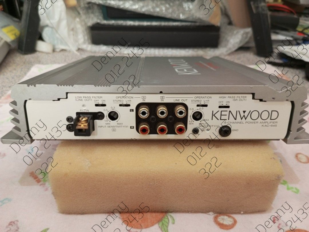 Kenwood 4 Channel amplifier KAC645, Audio, Soundbars, Speakers