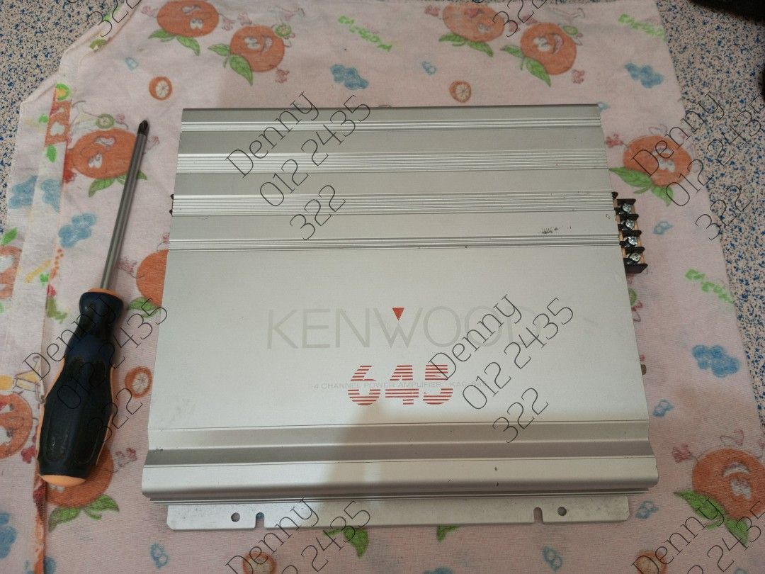 Kenwood 4 Channel amplifier KAC645, Audio, Soundbars, Speakers