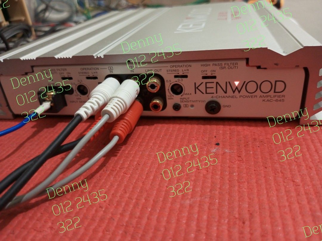 Kenwood 4 Channel amplifier KAC645, Audio, Soundbars, Speakers