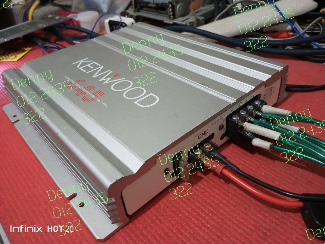 Kenwood 4 Channel amplifier KAC645, Audio, Soundbars, Speakers