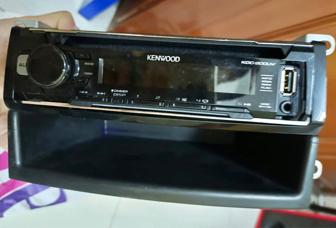 Kenwood car audio player + woofer + AM, Audio, Soundbars, Speakers