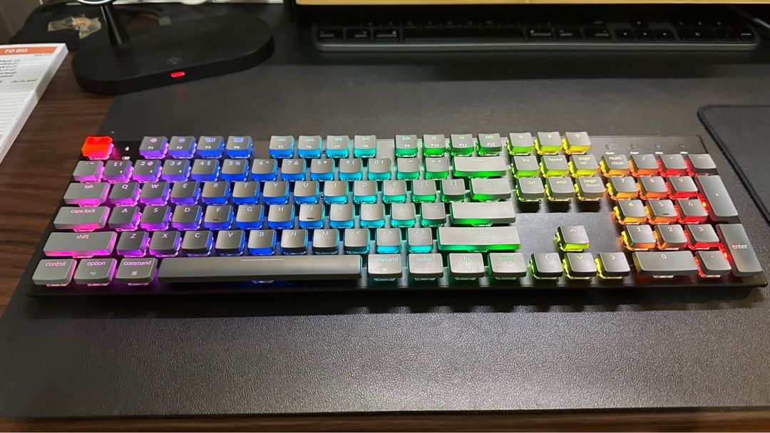 Keychron RGB K1 v4 Full Size Low Profile Mechanical Keyboard (Brown