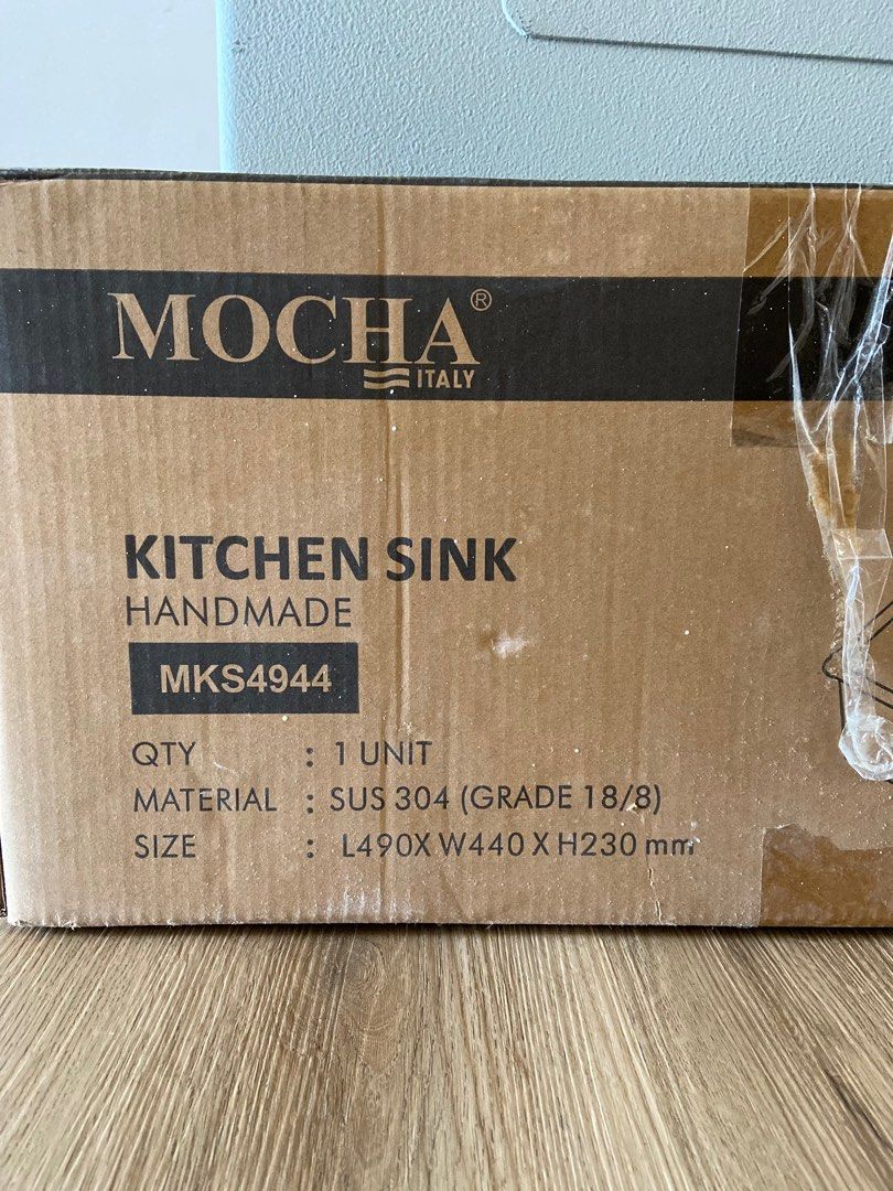 Kitchen sink brand Mocha made in Italy, Furniture & Home Living