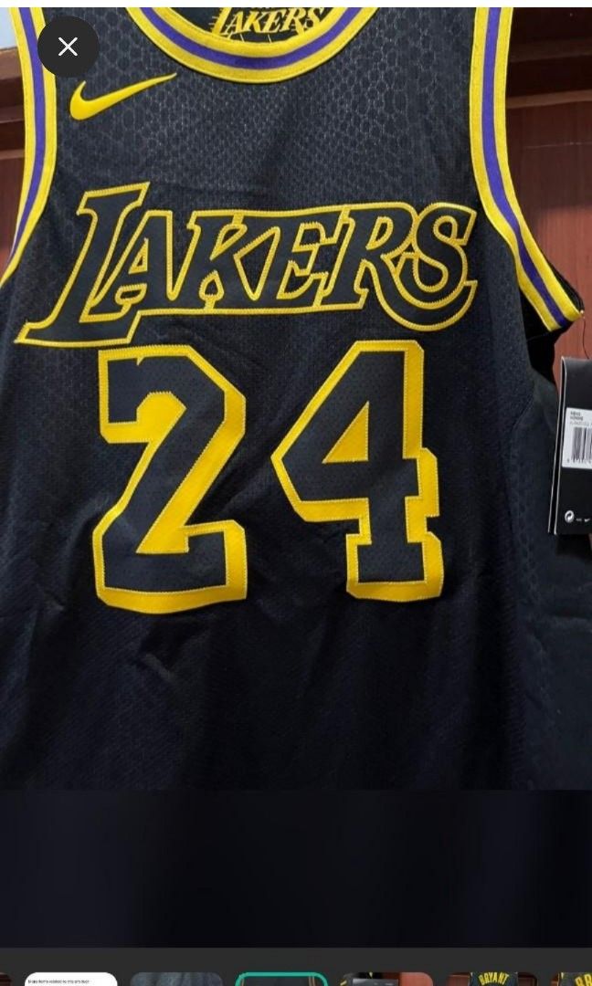 Kobe Bryant NBA Jersey (Black Gold Edition) LA Lakers, Men's Fashion,  Activewear on Carousell
