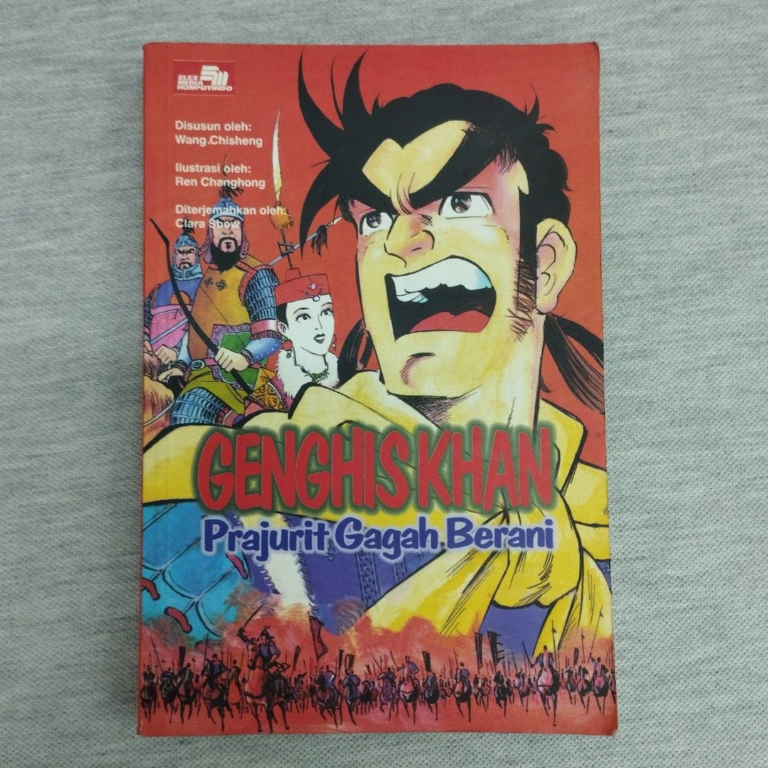 Komik Genghis Khan Prajurit Gagah Berani Buku And Alat Tulis Komik Dan