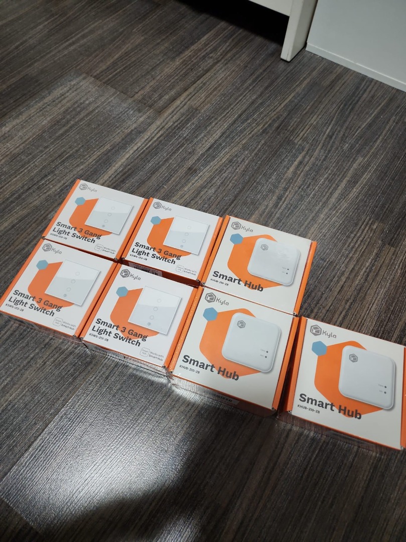 Kyla Aztech Smart Home Light Switch Hub Google Zigbee HDB BTO Condo ...