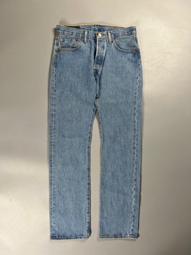 Levi's 501 faded on sale blue