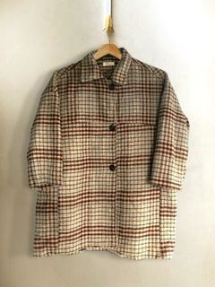 Light Brown Checkered Coat