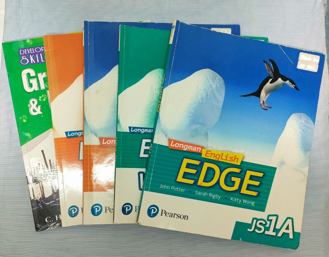 Longman English Edge Js1a 1b Developing Skills Grammar Usage 1 Workbook Exercise Textbook 課本 作業 教科書 補充練習 自學 書本 書籍 中學生 中1 中一 英文科 英語 舊書 二手書 興趣及遊戲 書本