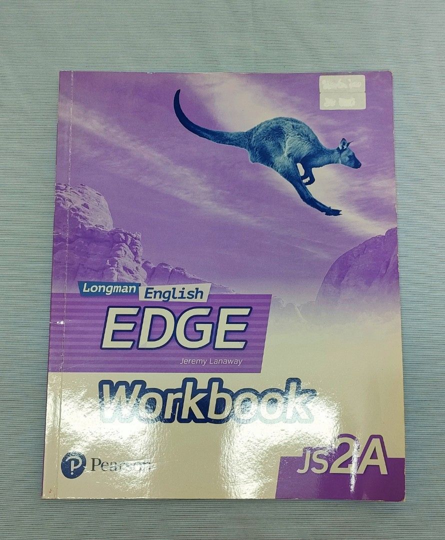 Longman English Edge Js2a 2b Workbook Textbook Exercise 作業 初中 英文 英語課本 教科書 補充練習 自學 書本 書籍 中學生 中2 中二 舊書 二手書 興趣及遊戲 書本