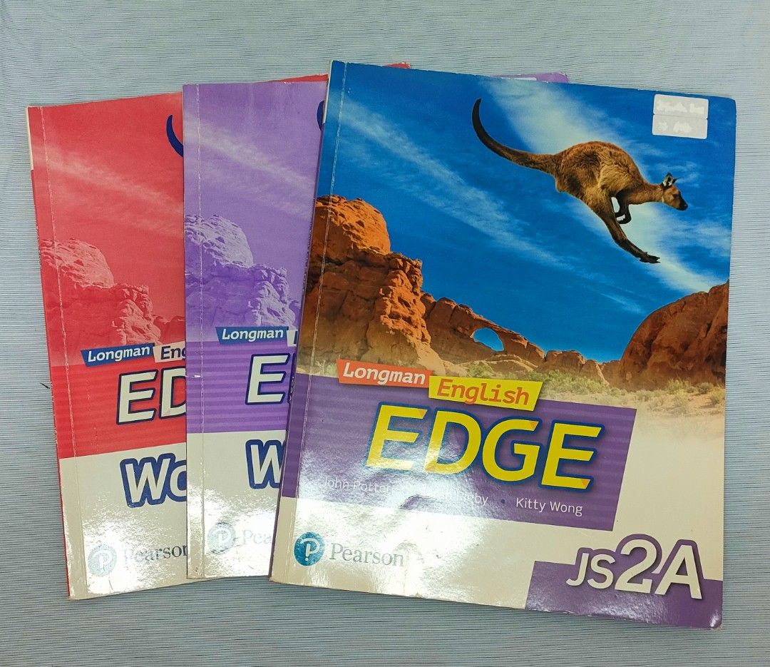 Longman English Edge Js2a 2b Workbook Textbook Exercise 作業 初中 英文 英語課本 教科書 補充練習 自學 書本 書籍 中學生 中2 中二 舊書 二手書 興趣及遊戲 書本