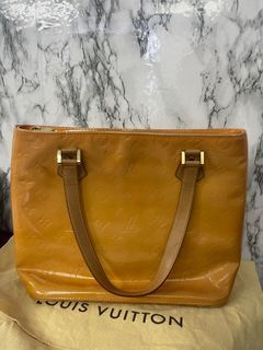 Louis Vuitton Houston Vernis Yellow Handbag