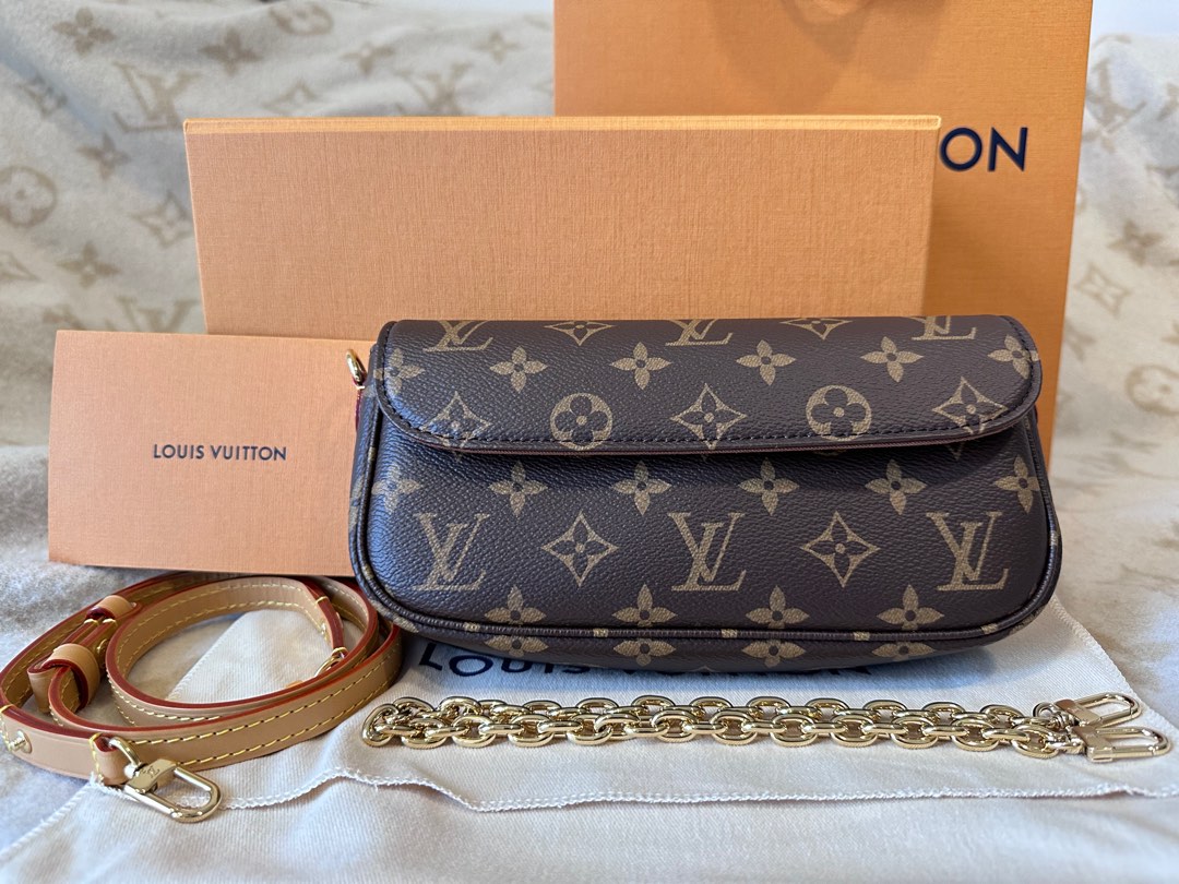 Louis Vuitton wallet on chain Ivy /100% authentic
