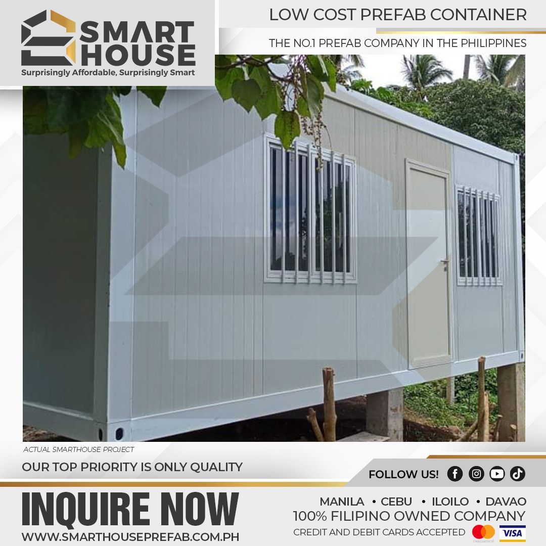 LOW COST - CONTAINER VAN HOUSE, Commercial & Industrial, Construction ...