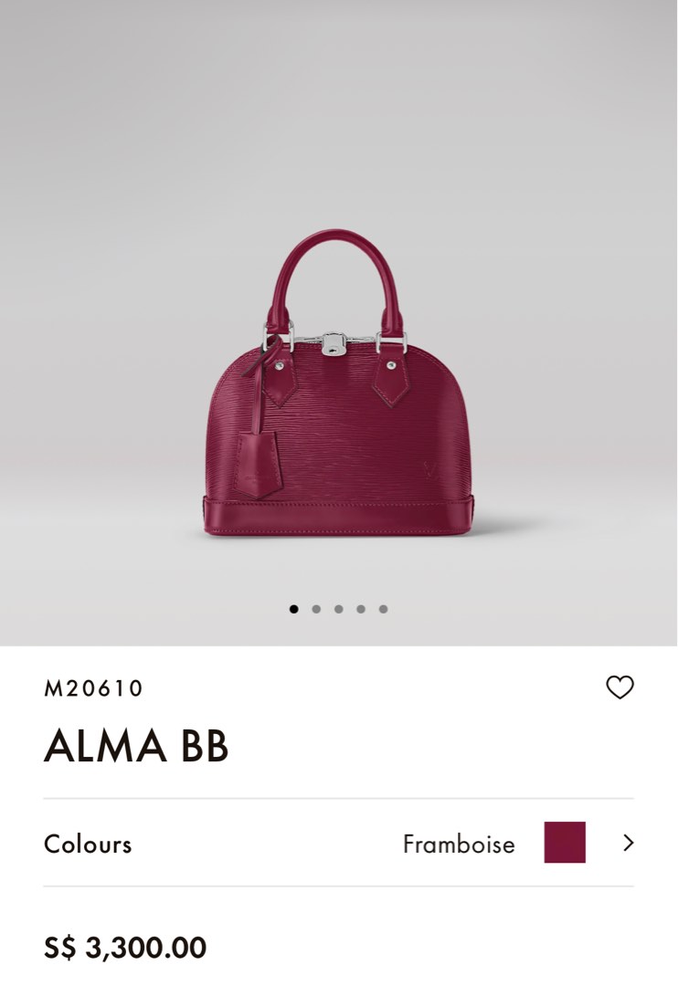 LV Alma BB used condition, Women's Fashion, Bags & Wallets, Purses