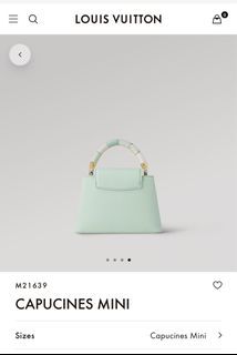 M21798 Louis vuitton LV capucines PM BB mini handbag in 2023